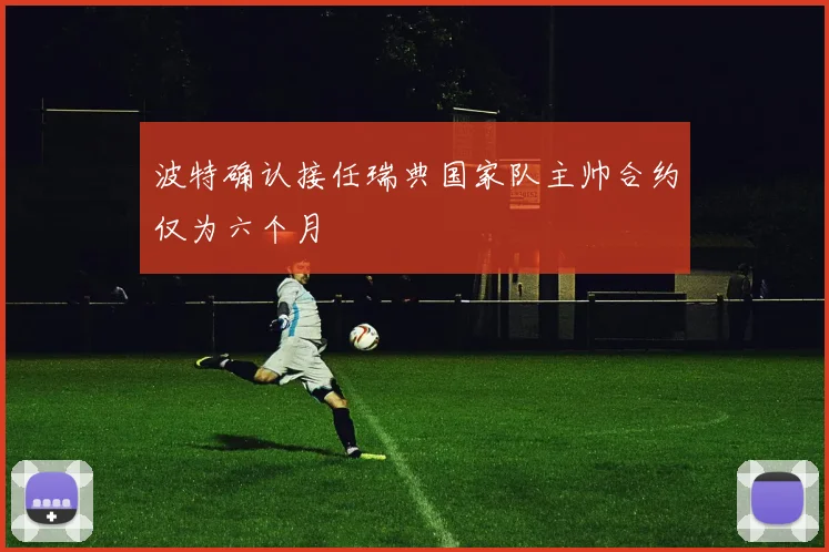 波特确认接任瑞典国家队主帅合约仅为六个月